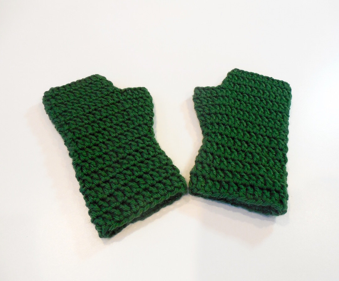 Kids Fingerless Gloves, Solids