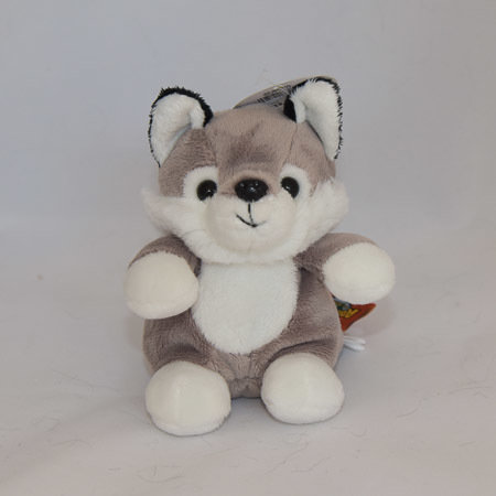 Mini Stuffed Wolf 00078