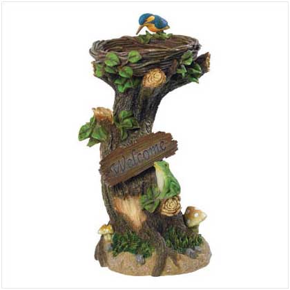 Bird S Nest Solar Bird Feeder