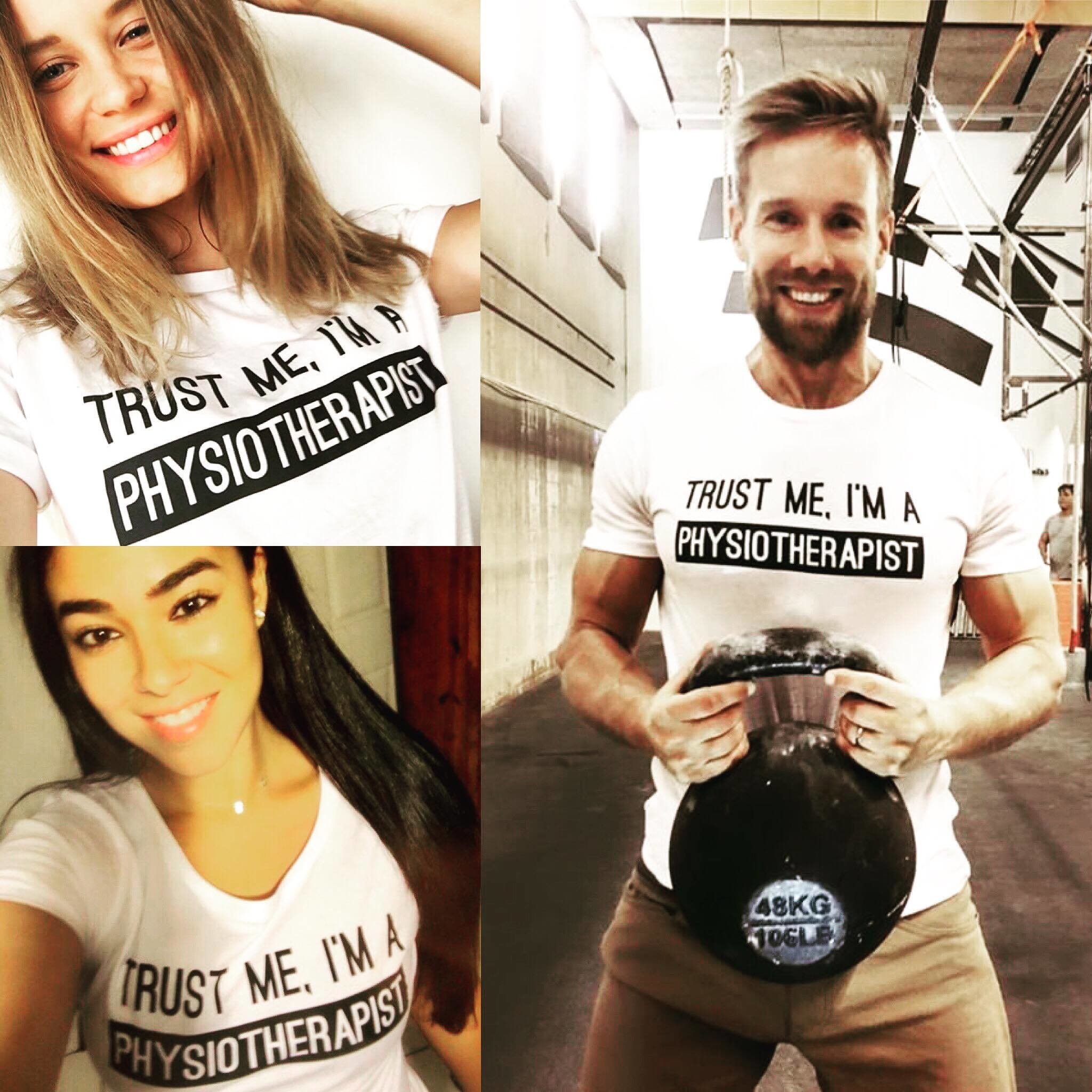 T-shirt Trust me, I'm a "Physiotherapist"