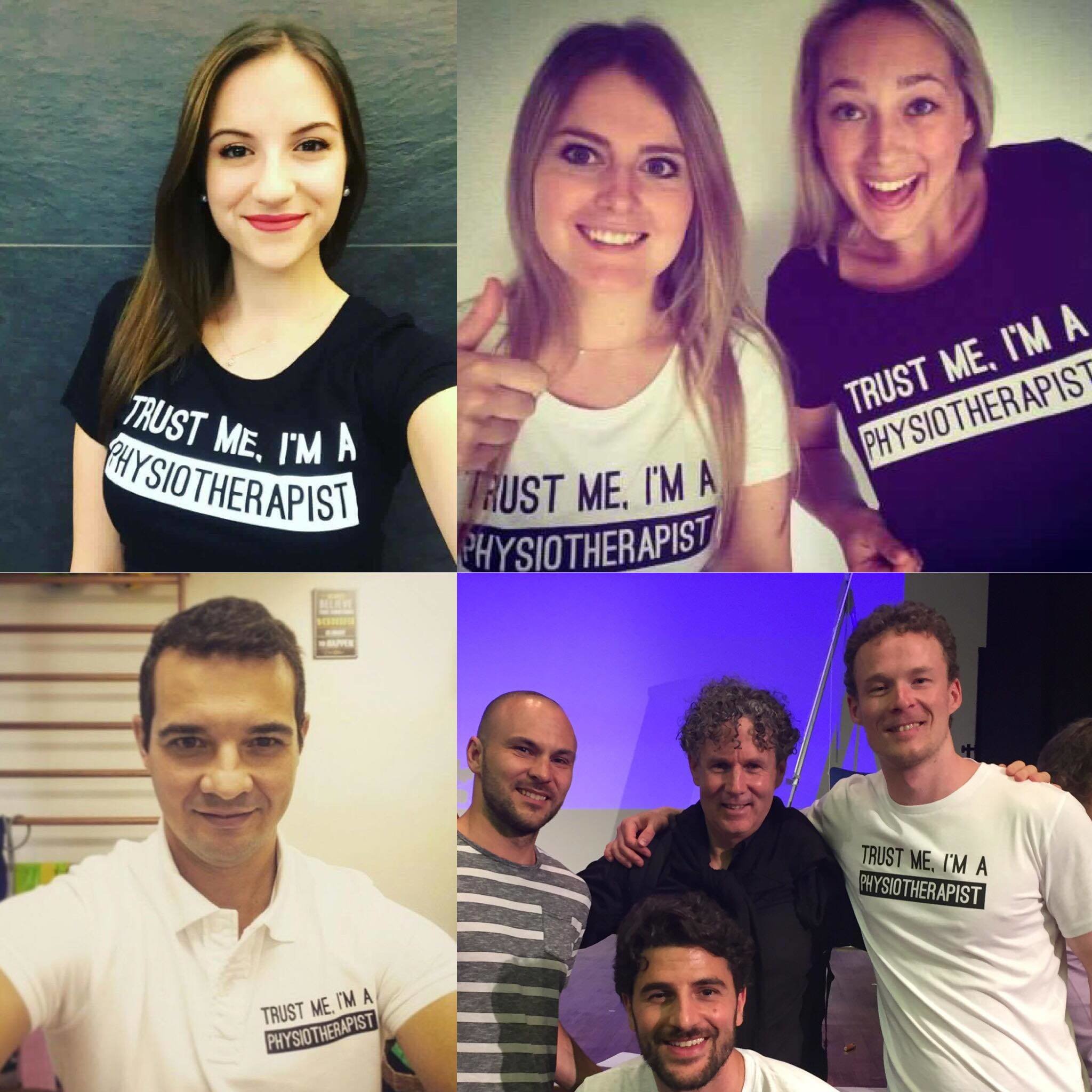 T-shirt Trust me, I'm a "Physiotherapist"