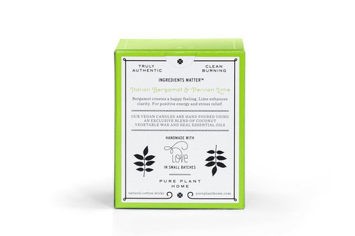 Back Italian Bergamot/Persian Lime Coconut Wax