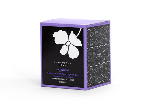 Side Wildcrafted French Lavender Coconut Wax