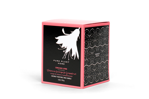 Side Valencia Orange/Grapefruit Coconut Wax
