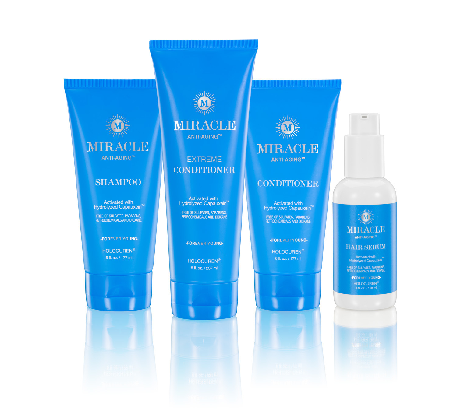 Miracle Anti Aging Hair Care Set For Hair Growth Thinning Hair And