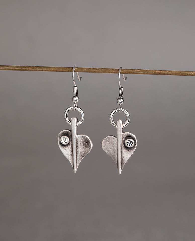 Danon Crystal Leaf Of Love Earrings E60088S1