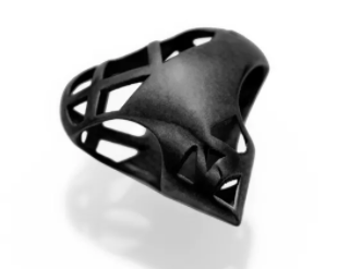 Bailey of Sheffield | Matte Black Bold Heart Bead Bailey of Sheffield | Matte Black Bold Heart Bead