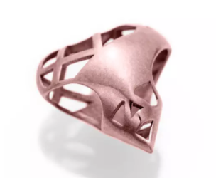 Bailey of Sheffield | Rose Gold Bold Heart Bead Bailey of Sheffield | Rose Gold Bold Heart Bead