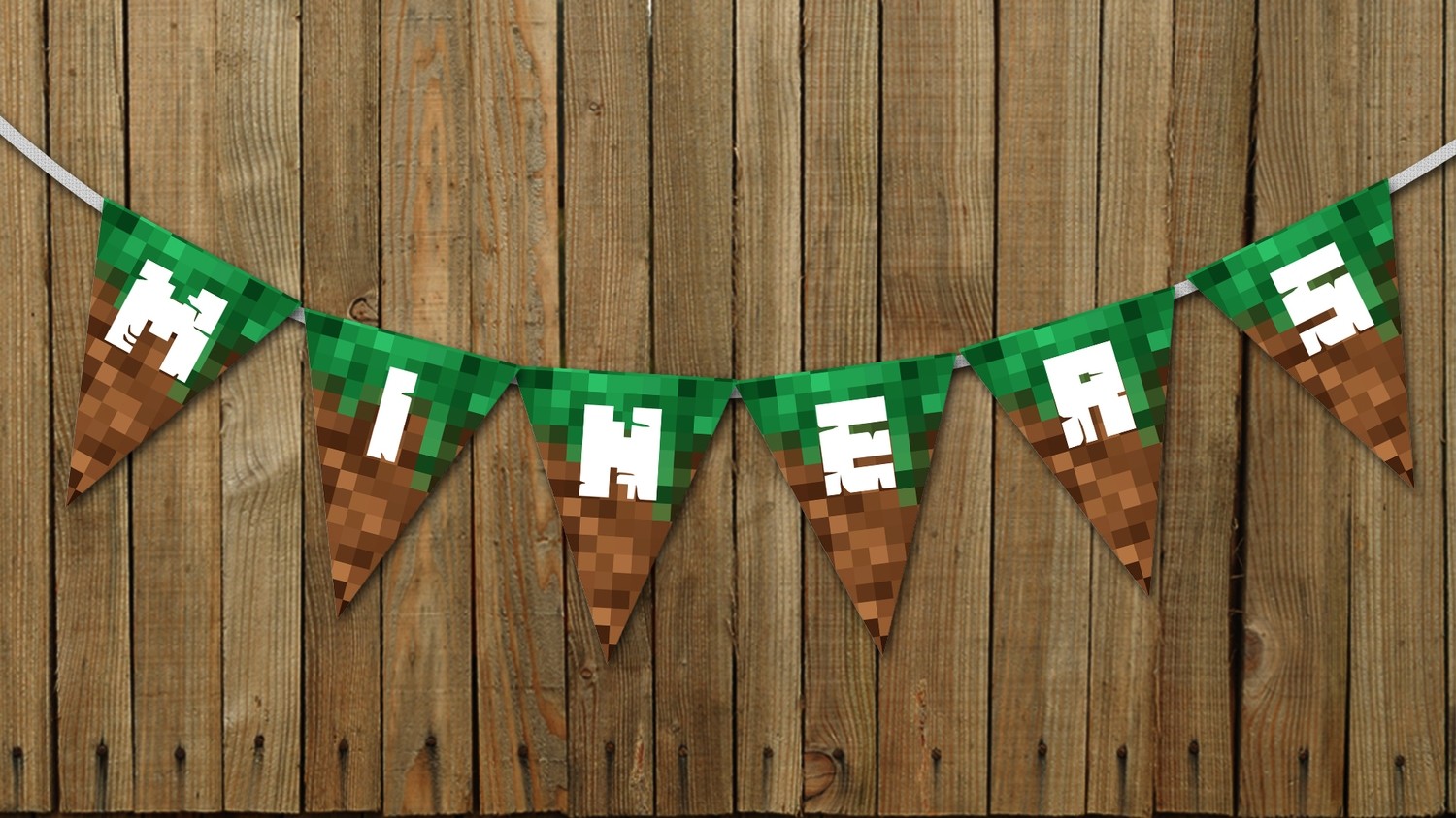 A Minecraft Inspired Digital Banner