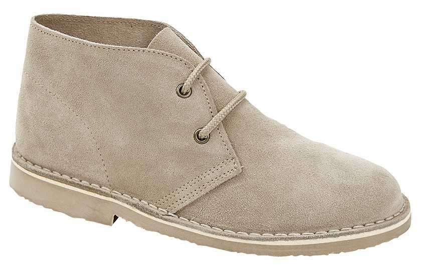 taupe suede desert boots