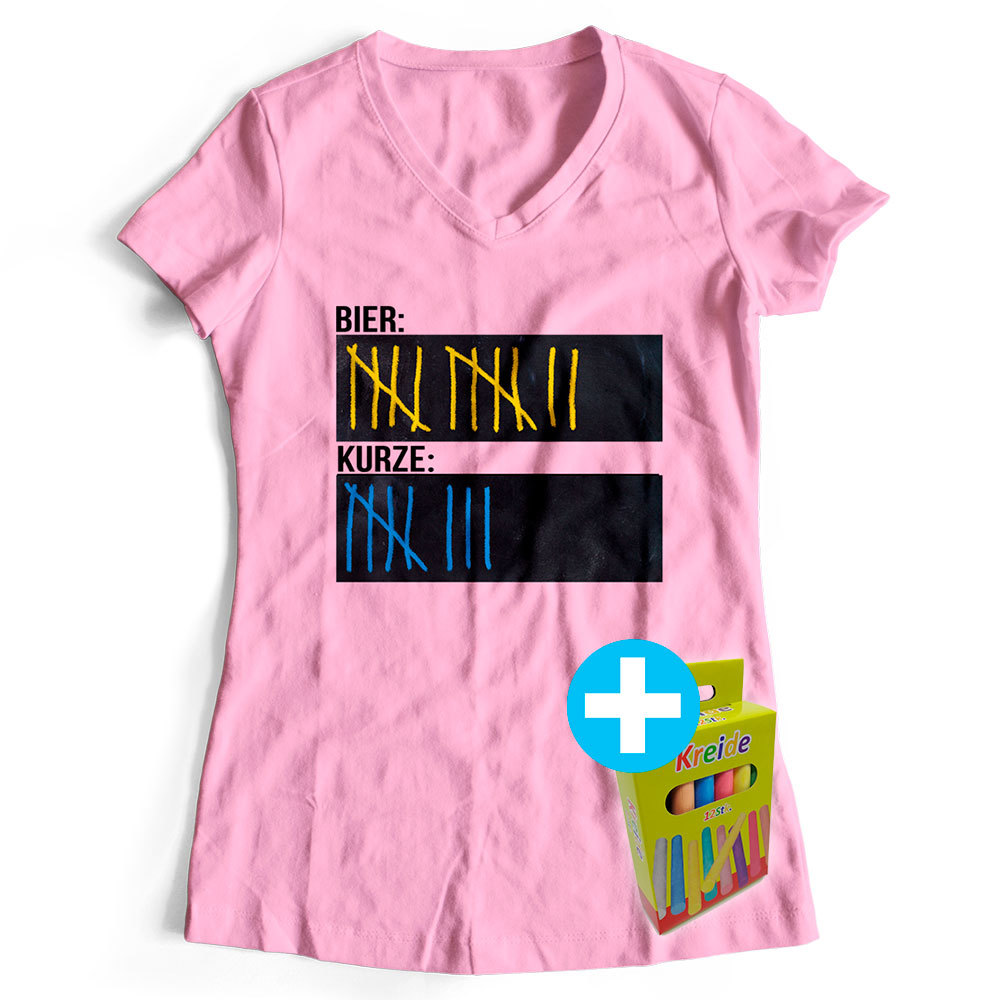 Original Sauf-Counter Classic T-Shirt + Trinkspiel Tic Tac Toe (Damen & Herren, alle Farben)