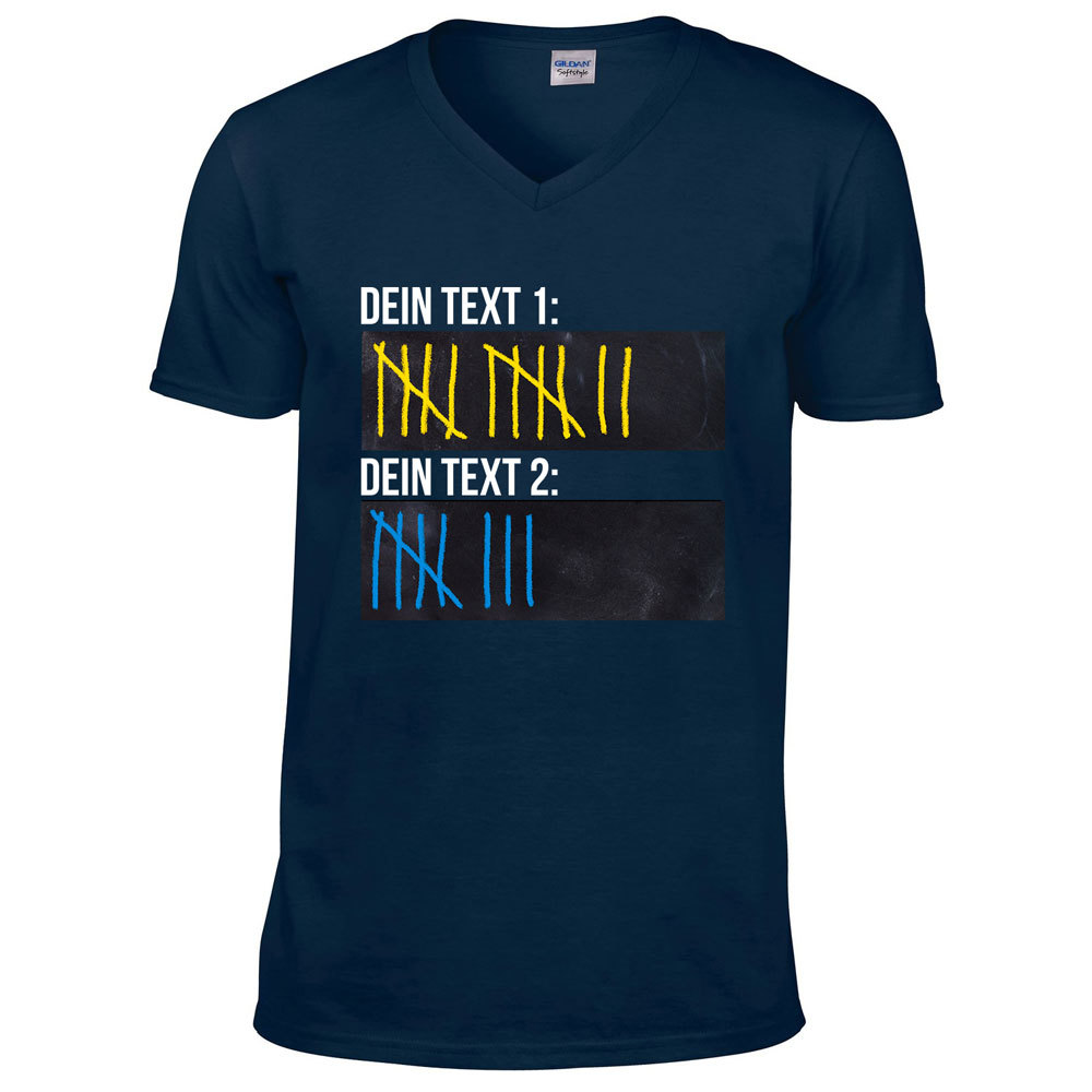 Original Sauf-Counter Classic T-Shirt (Konfigurierbar mit Wunschtext)