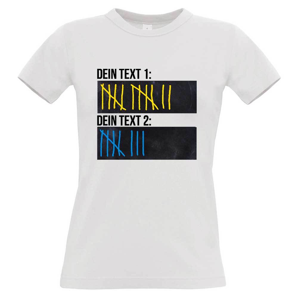 Original Sauf-Counter Classic T-Shirt (Konfigurierbar mit Wunschtext)