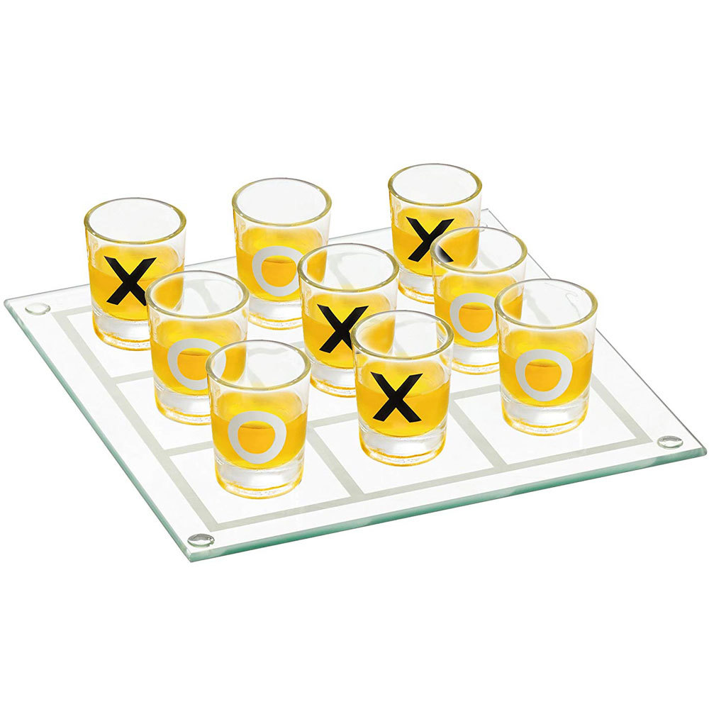 Original Sauf-Counter Classic T-Shirt + Trinkspiel Tic Tac Toe (Damen & Herren, alle Farben)