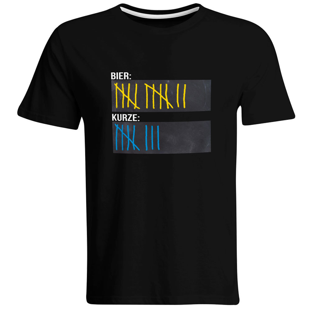 Original Sauf-Counter Classic T-Shirt + Trinkspiel Tic Tac Toe (Damen & Herren, alle Farben)