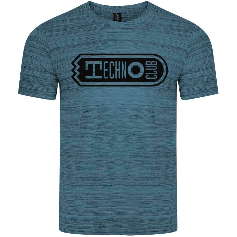 Technoclub Premium Streak Tee + Stretch-Fit Basecap (Men)
