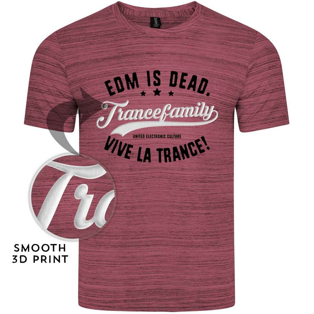 EDM is dead, vive la Trance - Trancefamily (3D print / Men / Streak Tee) 89128