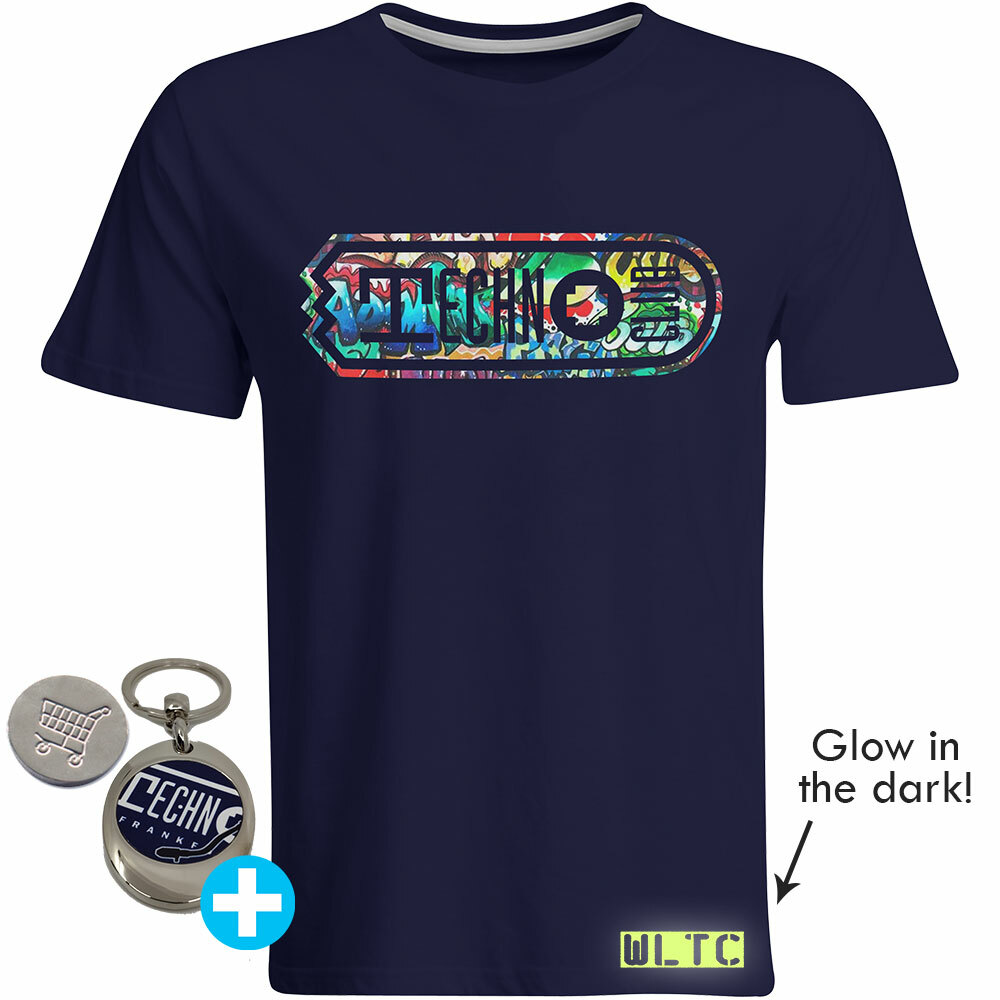 We love Technoclub 2019 T-Shirt (Men) inkl. Edelstahl-Schlüsselanhänger