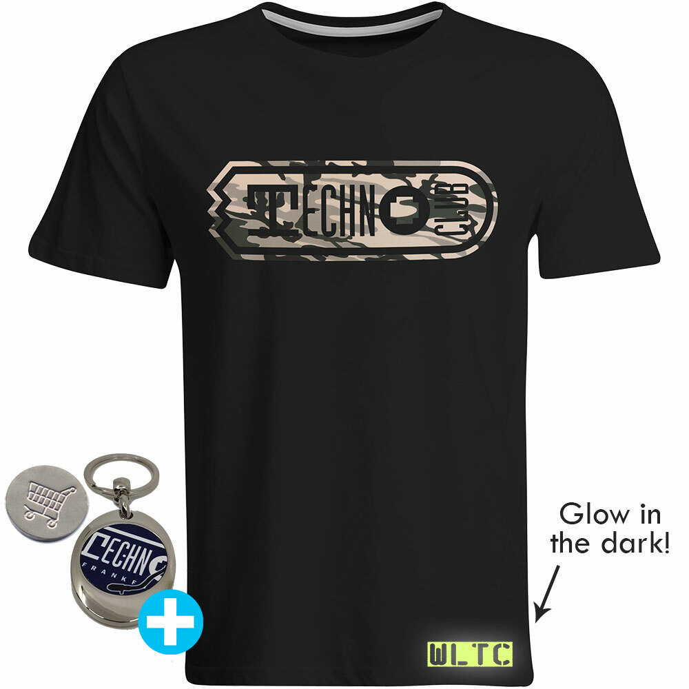 We love Technoclub 2019 T-Shirt (Men) inkl. Edelstahl-Schlüsselanhänger 92103