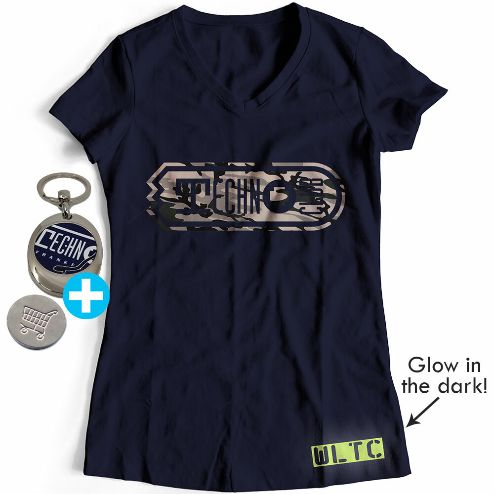 We love Technoclub 2019 T-Shirt (Women) inkl. Edelstahl-Schlüsselanhänger