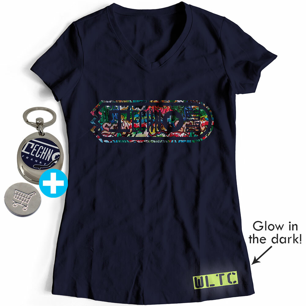 We love Technoclub 2019 T-Shirt (Women) inkl. Edelstahl-Schlüsselanhänger