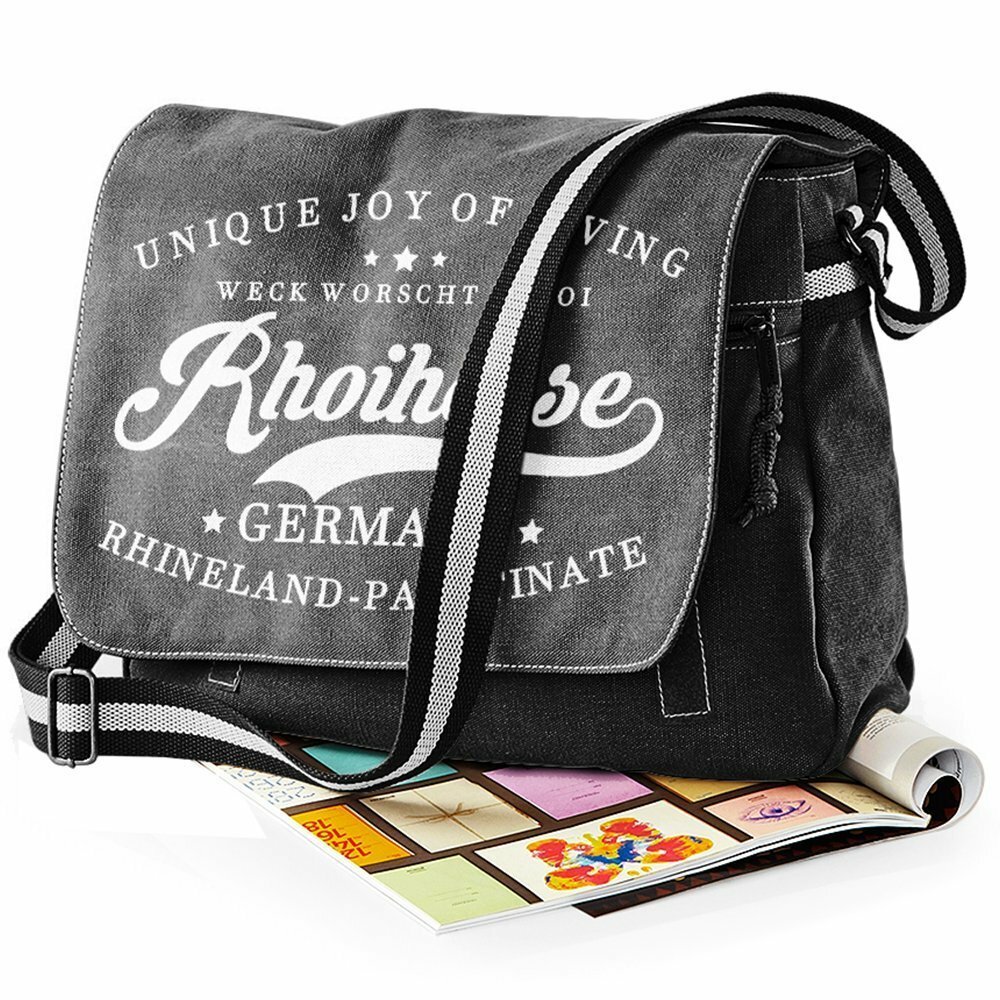 Rhoihesse Xmas 2019 Geschenkset für Herren (Vintagetasche, T-Shirt & Tasse)