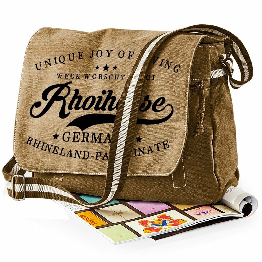 Rhoihesse Xmas 2019 Geschenkset für Damen (Vintagetasche, T-Shirt & Tasse)