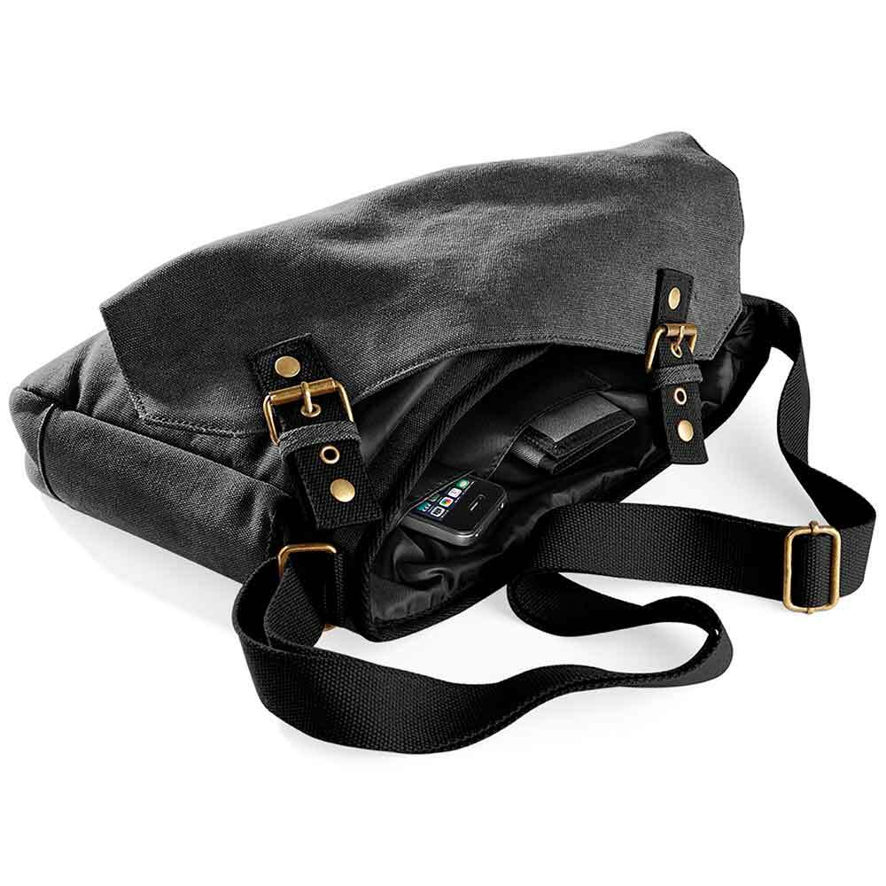 "Meenzerin" Premium Schultertasche im Vintagelook