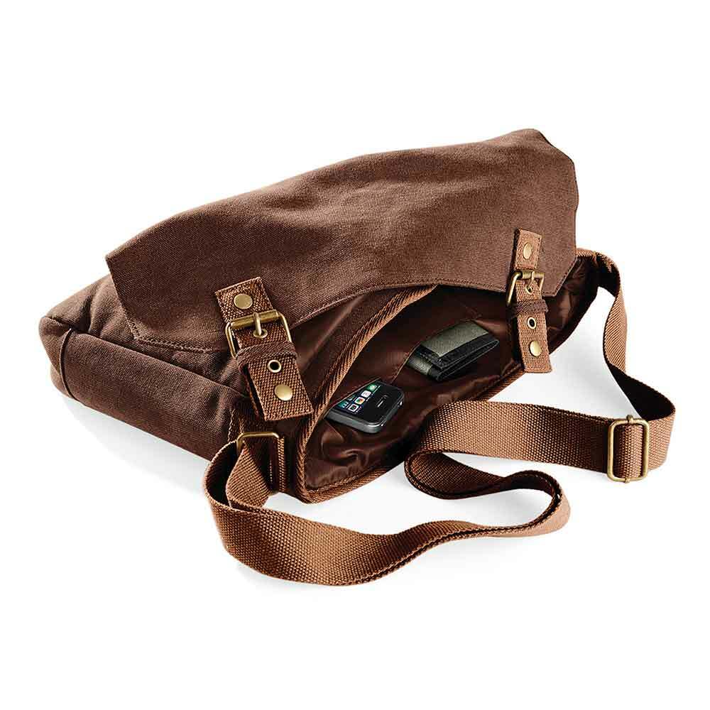"Meenzerin" Premium Schultertasche im Vintagelook