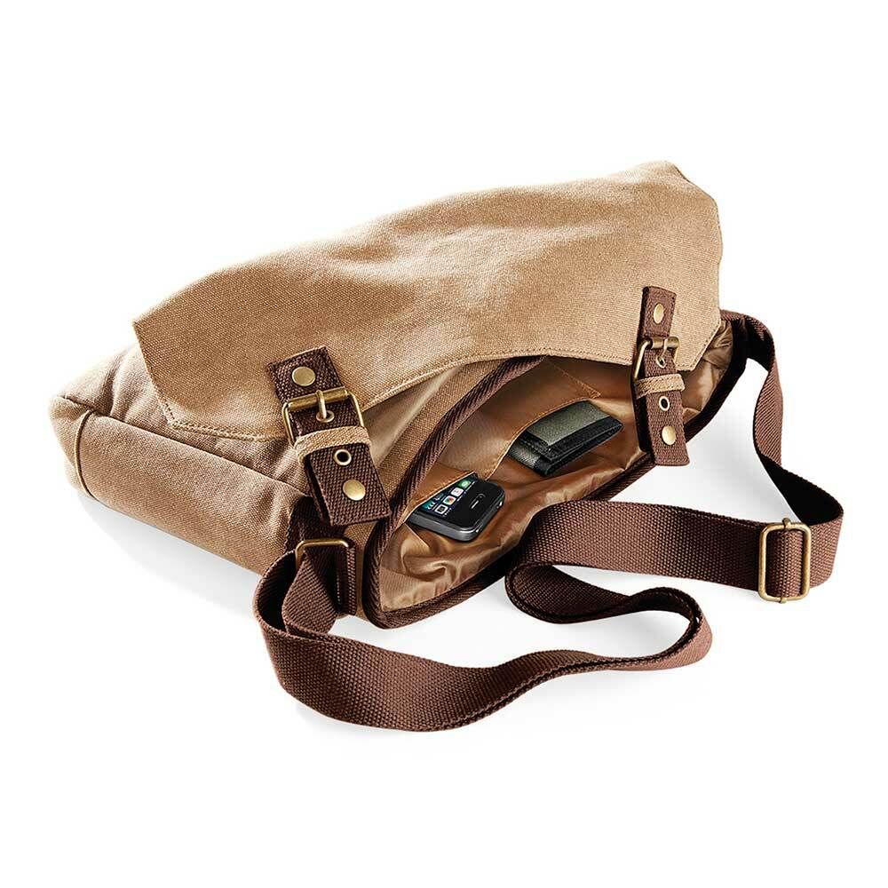 "Meenzerin" Premium Schultertasche im Vintagelook