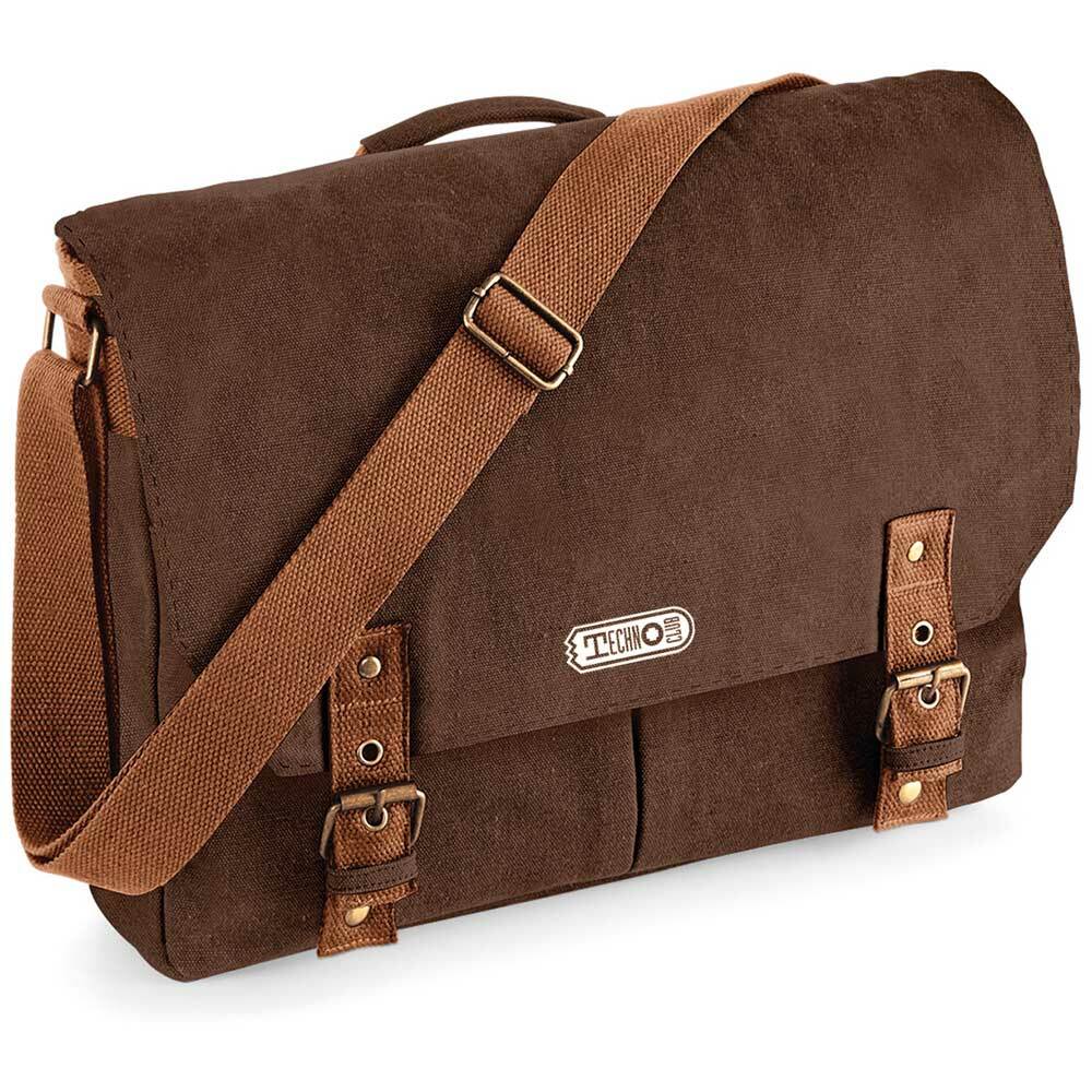 Technoclub Premium Schultertasche im Vintagelook 92122