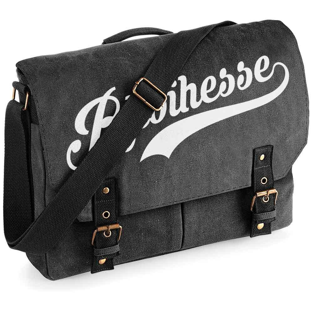 "Rhoihesse" Premium Schultertasche im Vintagelook