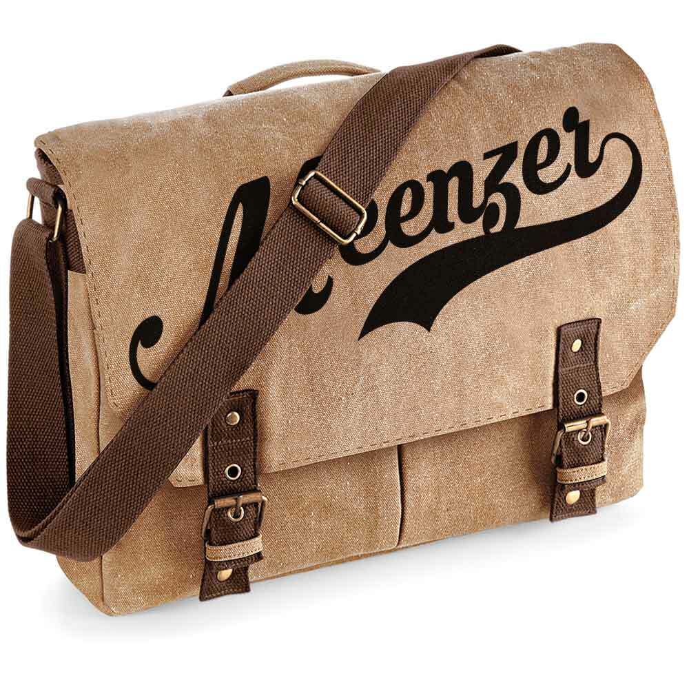 "Meenzer" Premium Schultertasche im Vintagelook
