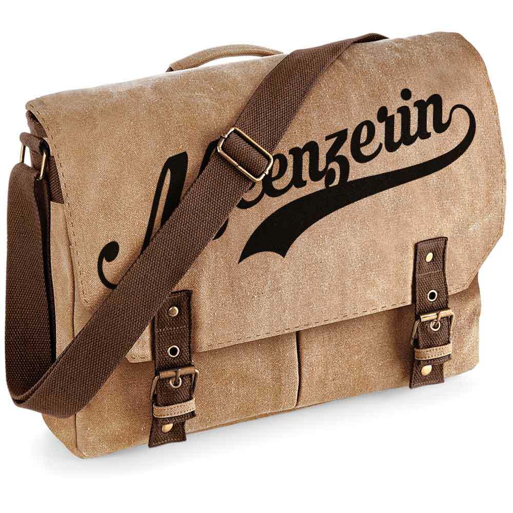 "Meenzerin" Premium Schultertasche im Vintagelook 92125