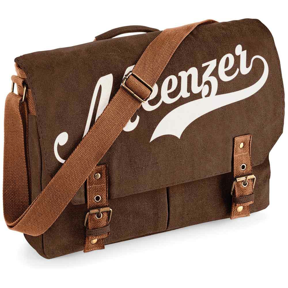 "Meenzer" Premium Schultertasche im Vintagelook