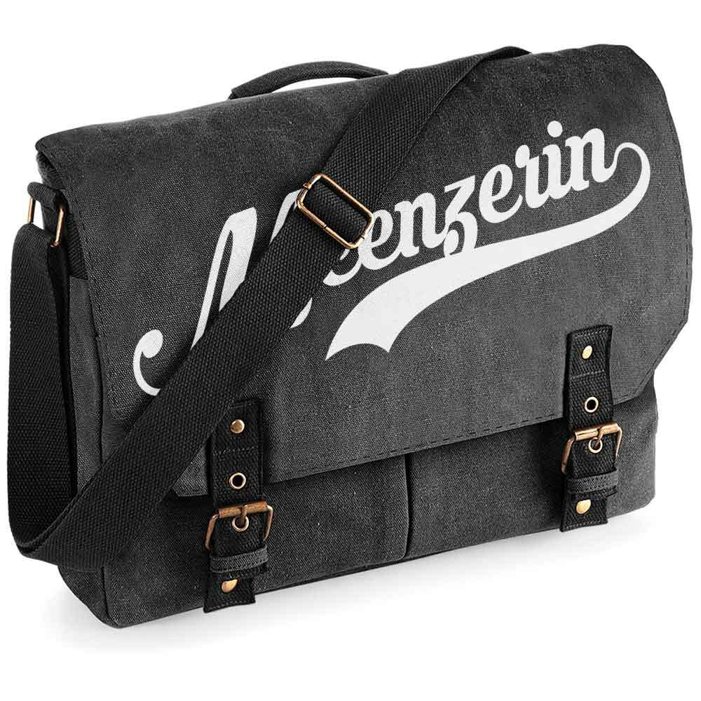 "Meenzerin" Premium Schultertasche im Vintagelook