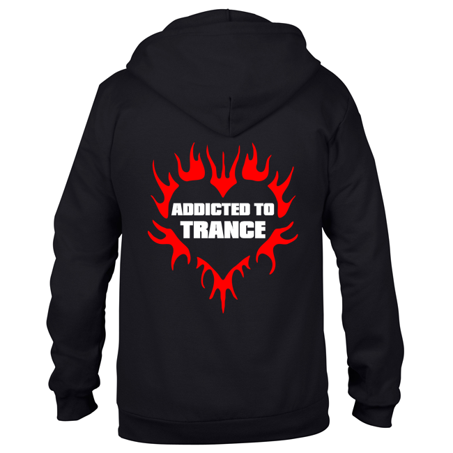 Addicted to Trance (#trancefamily Unisex Sweatjacket) M1-TFC 00086