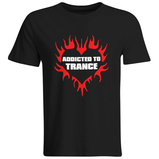 Addicted to Trance (#trancefamily T-Shirt Men) M1-TFC 00053