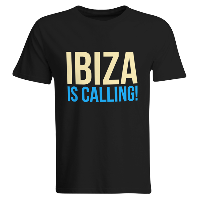 Ibiza is calling! (#trancefamily T-Shirt Men) M1-TFC 00058