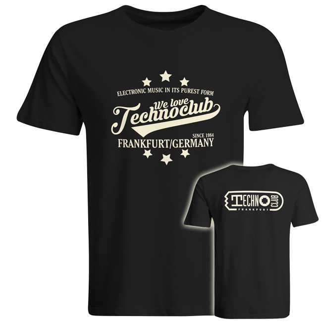 WLTC Technoclub T-Shirt 2016 (Back- & Frontprint) Men 00156