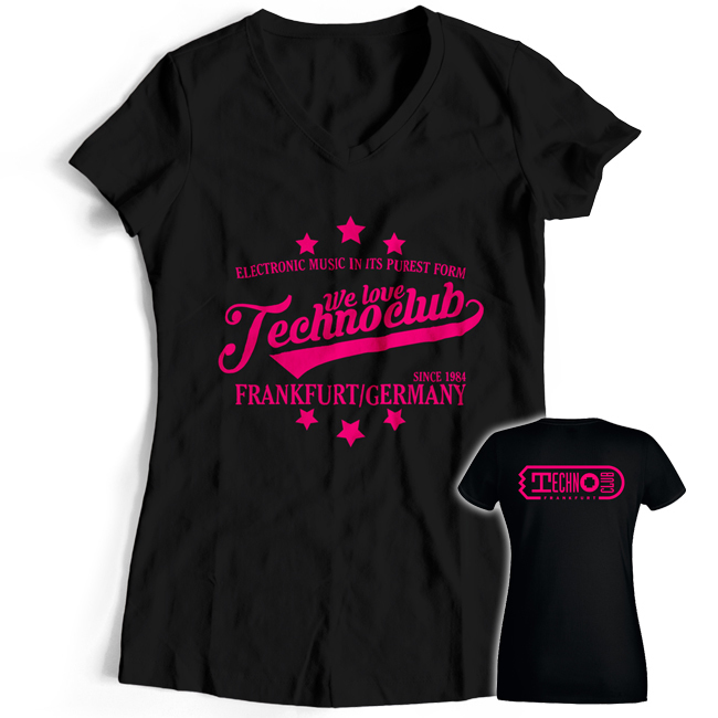 WLTC Technoclub T-Shirt 2016 (Back- & Frontprint) Women 00157