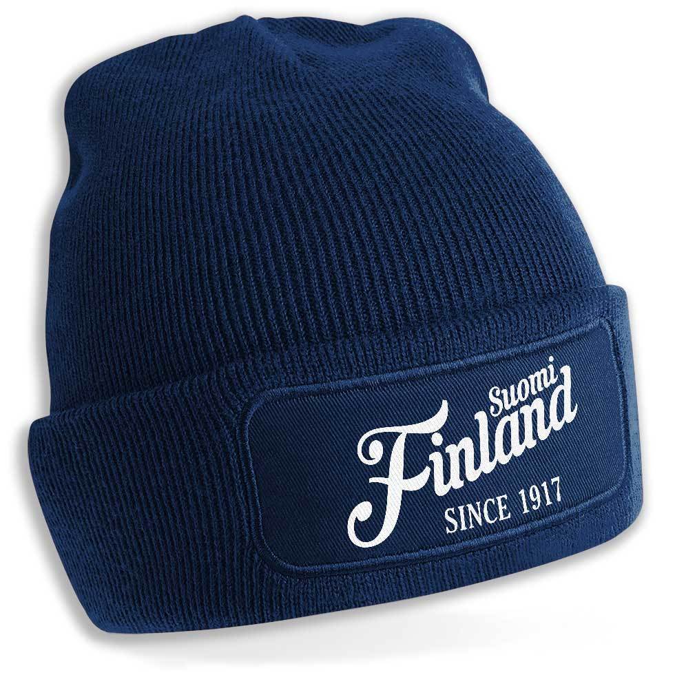 "Suomi Finland - since 1917" Beanie (Original Beechfield Headwear) M1-FT 00163