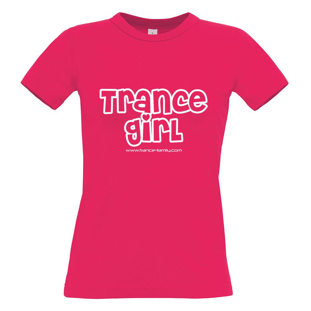 Trance Girl (#trancefamily T-Shirt Women) Edition 1 M1-TFC 00203