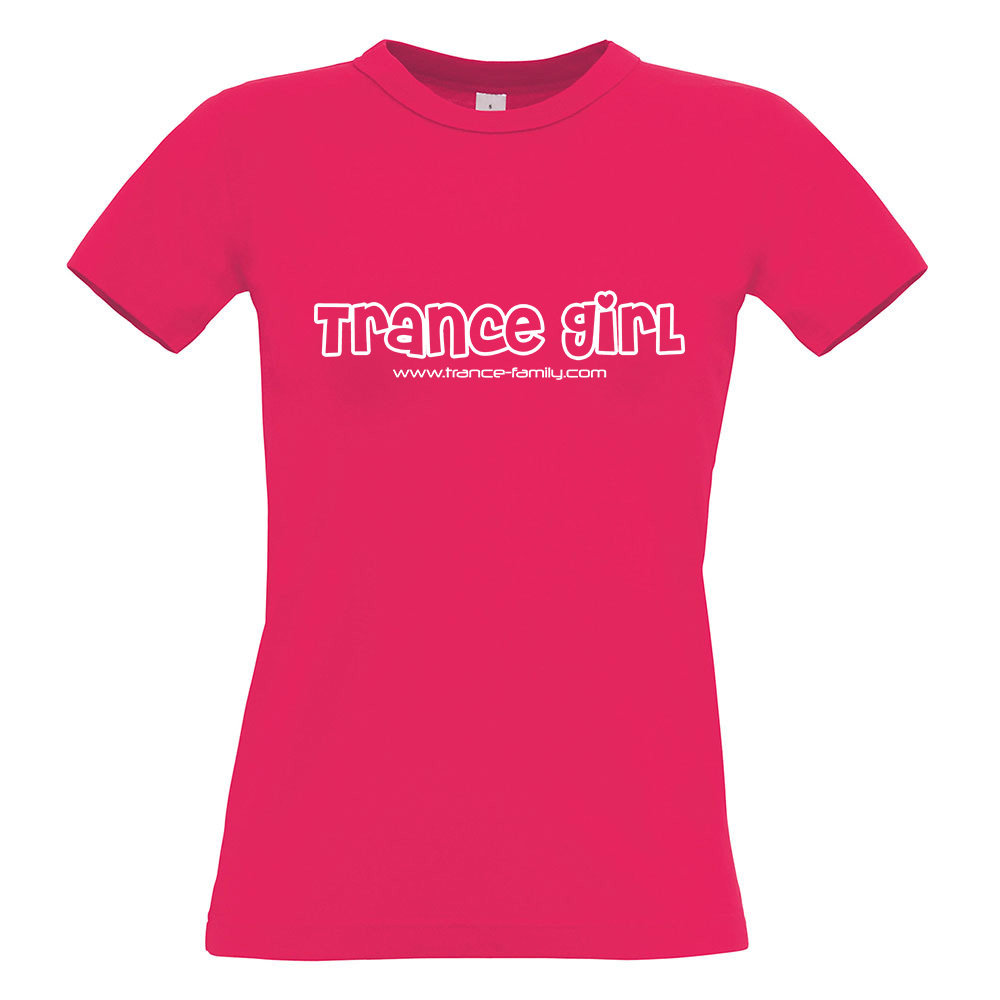 Trance Girl (#trancefamily T-Shirt Women) Edition 2 M1-TFC 00204