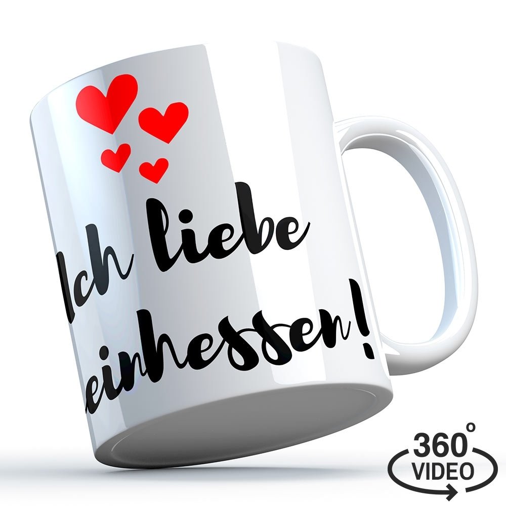 "I liebe Rheinhessen" Keramiktasse M1-RHL 11219