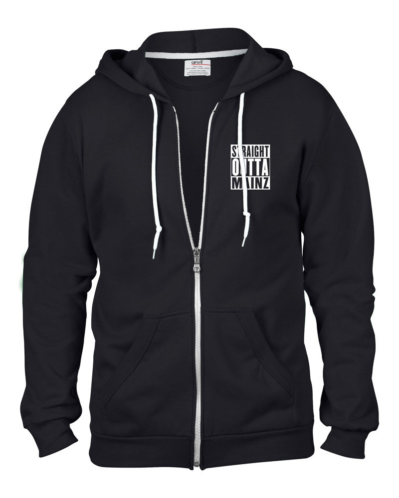 "Straight outta Mainz" Reißverschlußjacke (Unisex) 11243