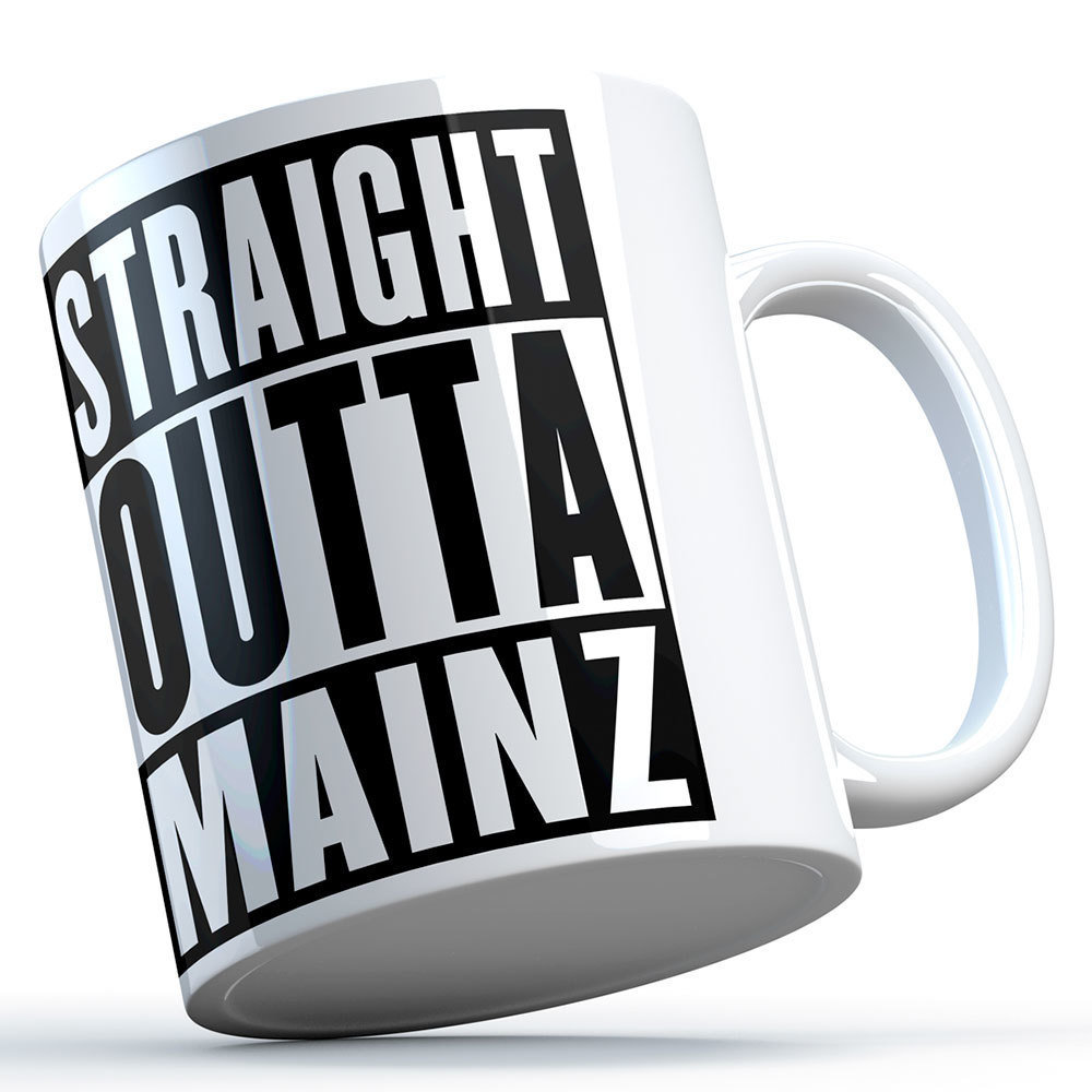 "Straight outta Mainz" Keramiktasse 11248