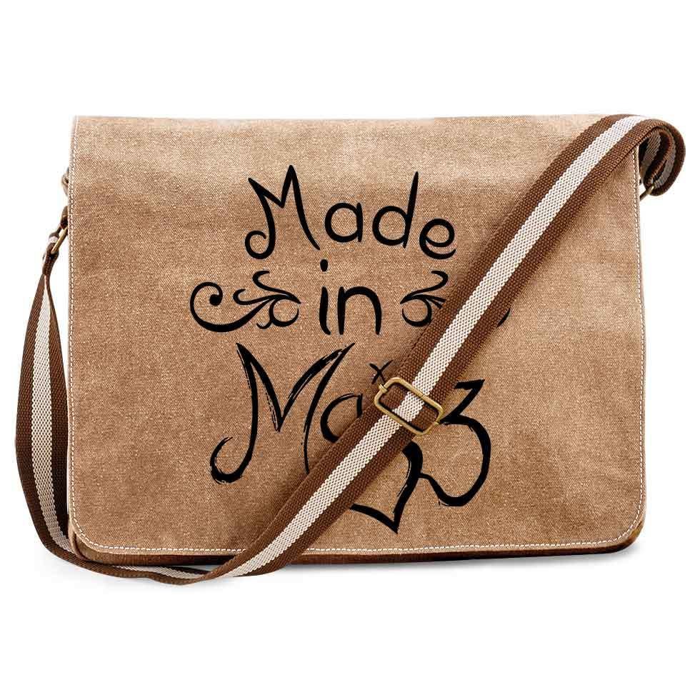 "Made in Mainz" Premium Messengertasche im Vintagelook 11266
