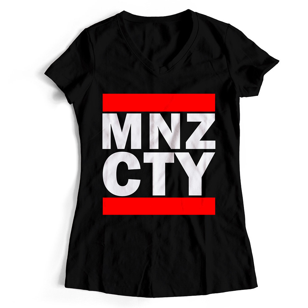 Oldschool T-Shirt "MNZ CTY" (Damen) 11271