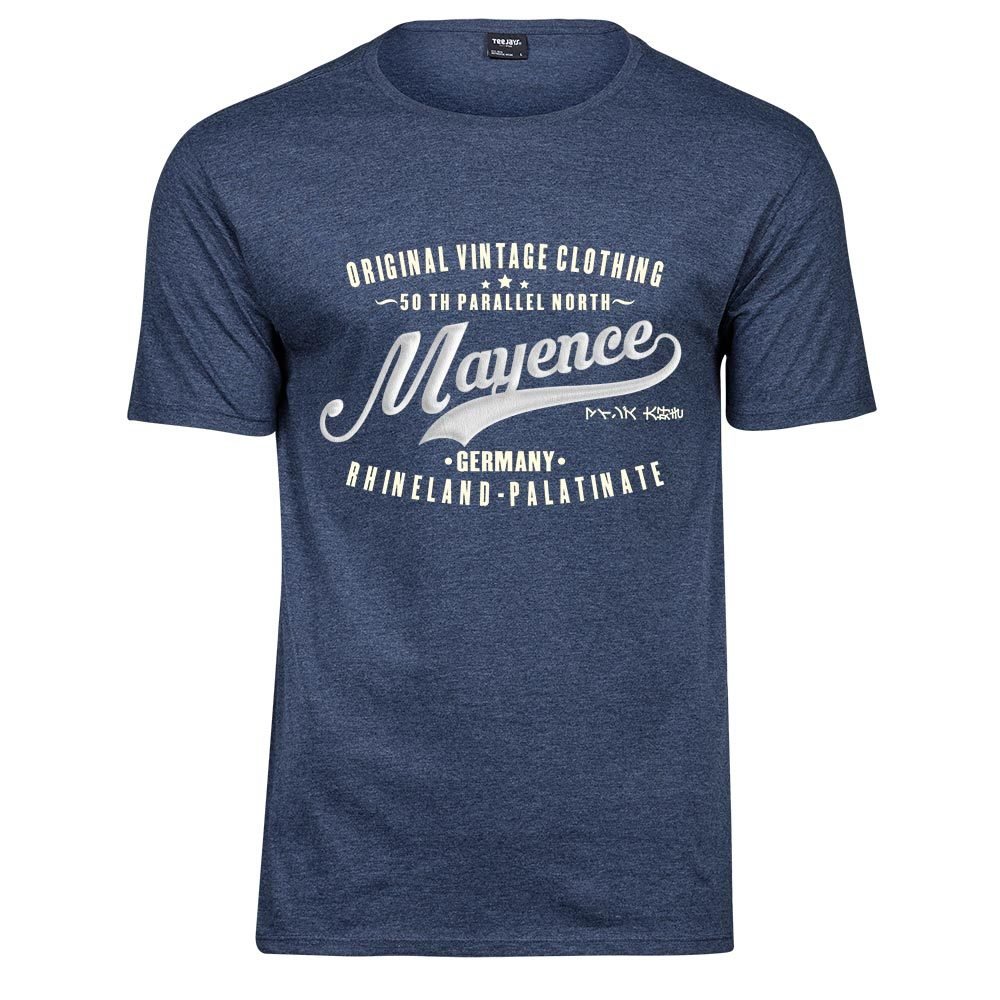 Mainz T-Shirt "50 th parallel North - Mayence" (3D Druck / Herren) 11273